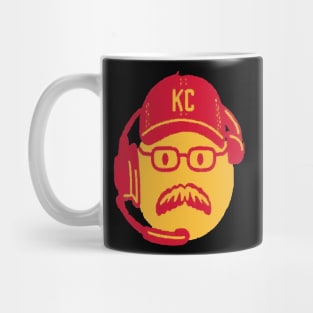 andy reid frozen Mustache Mug